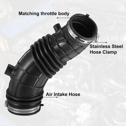 Air Cleaner Intake Hose Tube with Clamps for Honda Accord 2.4L (2008-2012)