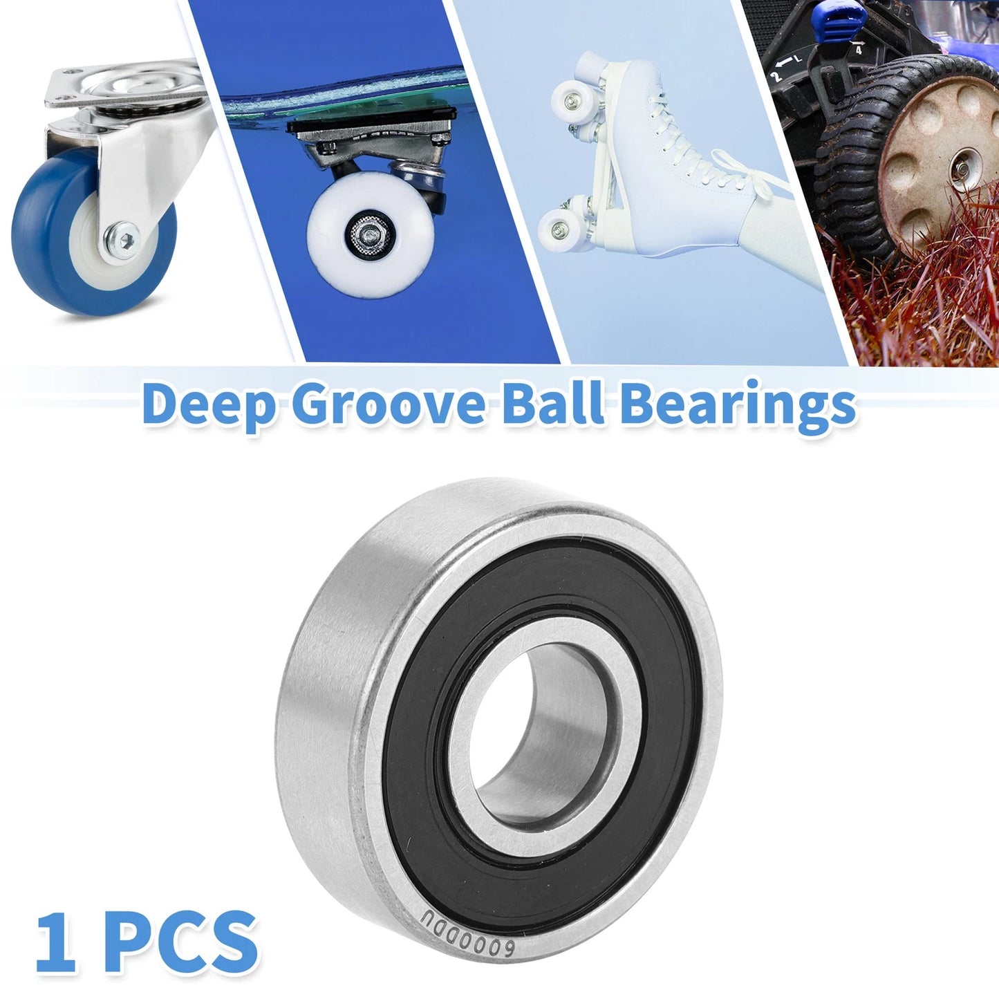 Deep Groove Ball Bearings 10x26x8mm 1 Pc for Scooter Skateboard Wheel