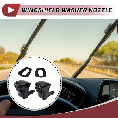 Front Windshield Washer Nozzle 2 x for Toyota Corolla (2005-2008)