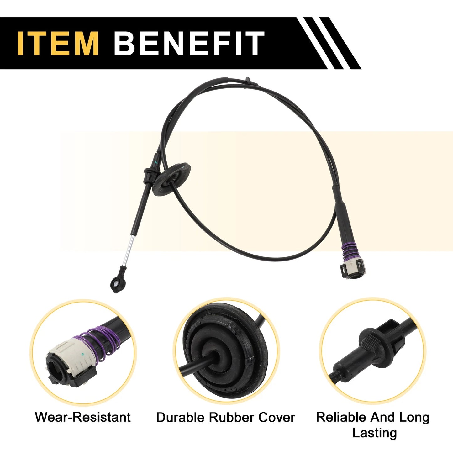 Gear Shifter Cable for Chevrolet Silverado 2500 HD (2001 - 2006)
