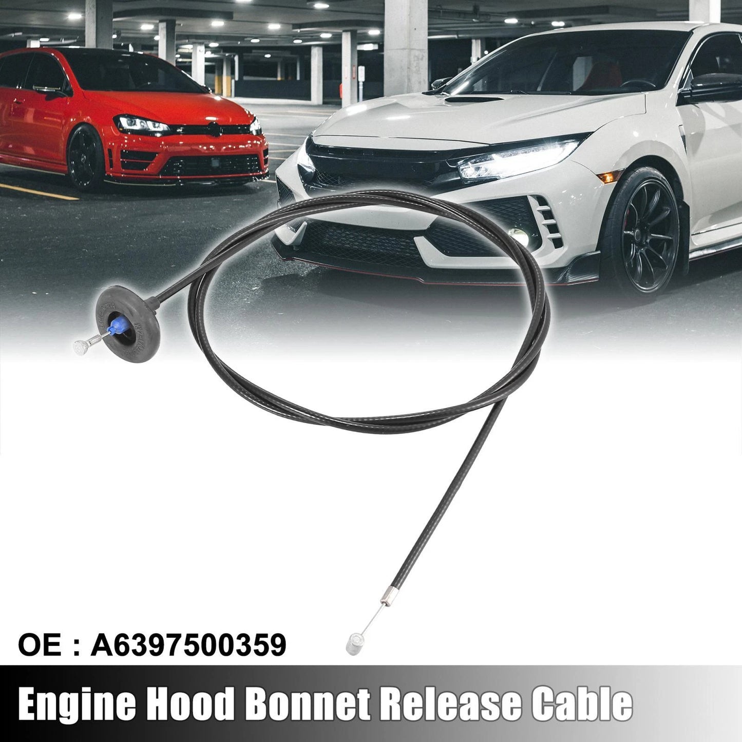 Engine Hood Bonnet Release Cable for Mercedes-Benz Vito Viano (2003-2014)