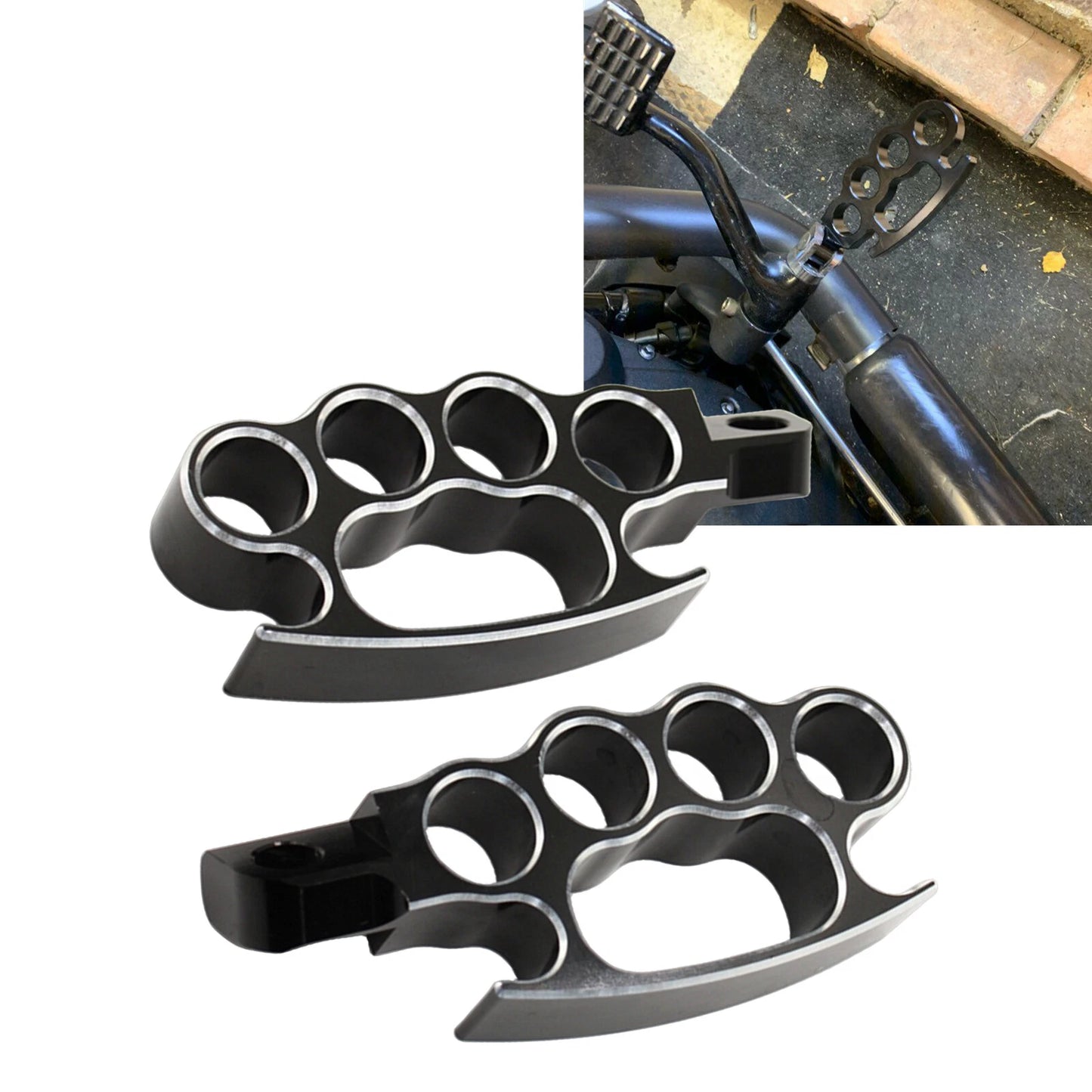 Foot Pegs Kit for Harley Sportster, Touring, Softail