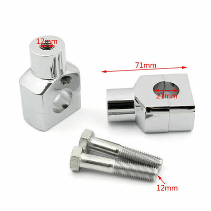 22mm Motor Aluminum Handlebar Mount Risers Clamp for AHV Quad Dirt (2022)