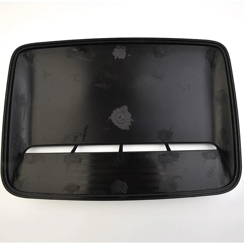 Hood Scoop Cover Air Flow Intake Bonnet Car Vent Gloss Black