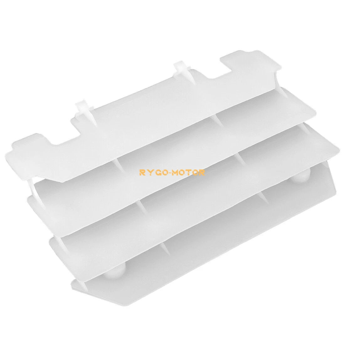 2 x Radiator Louvers Guards White for Kawasaki KX125 KX250 (1997–2004)