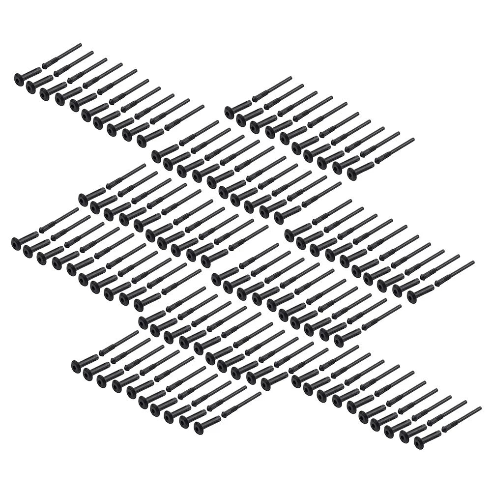 100Pc 1/4" Hole Flare Bumper Rivet Clips for Chrysler Jeep (2007-2018)