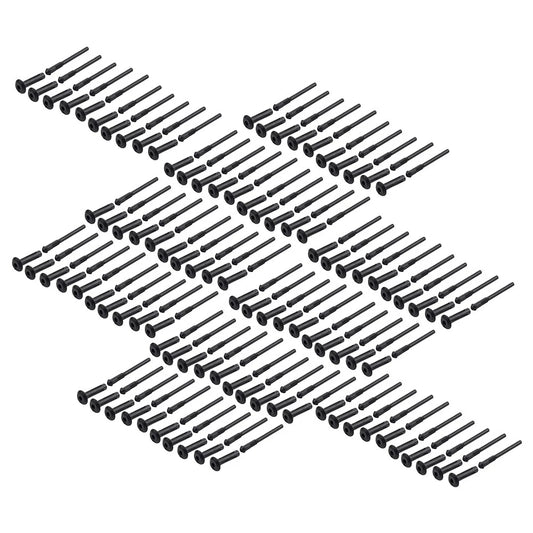 100Pc 1/4" Hole Flare Bumper Rivet Clips for Chrysler Jeep (2007-2018)