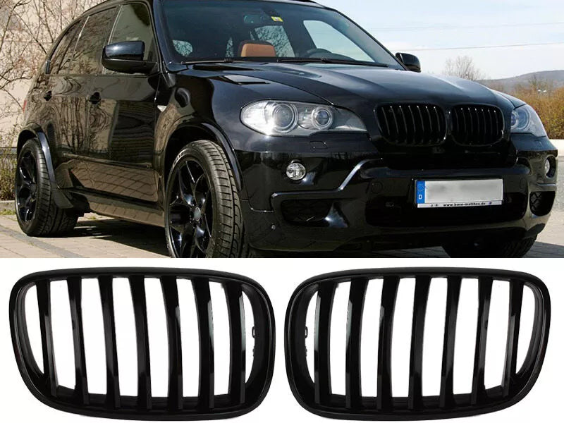 Front Bumper Kidney Grille for BMW E70 X5, E71 X6 (2007-2013)