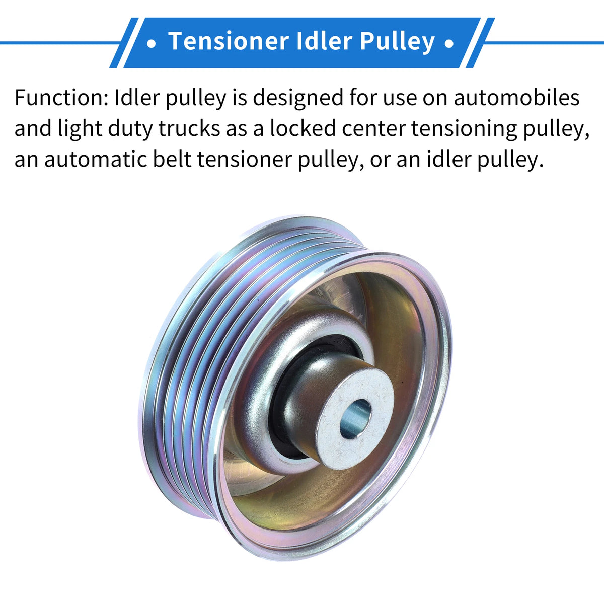 Drive Belt Idler Pulley for Toyota MR2 Spyder (2000-2005) 1 Pc