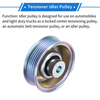 Drive Belt Idler Pulley for Toyota MR2 Spyder (2000-2005) 1 Pc