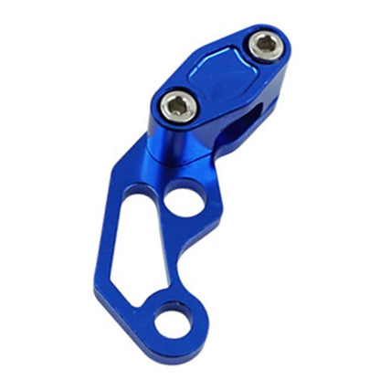 Aluminum Brake Line Clamp Protector for Universal Fit Motor Bikes - Blue