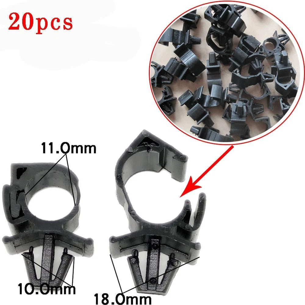 20 Pcs Wrap Cable Oil Pipe Fastener for Car Parts Accessories Interior New