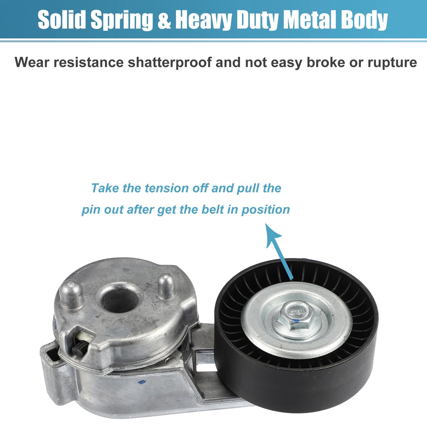 Auto Belt Tensioner Pulley Assembly for Jeep TJ (2000-2006)