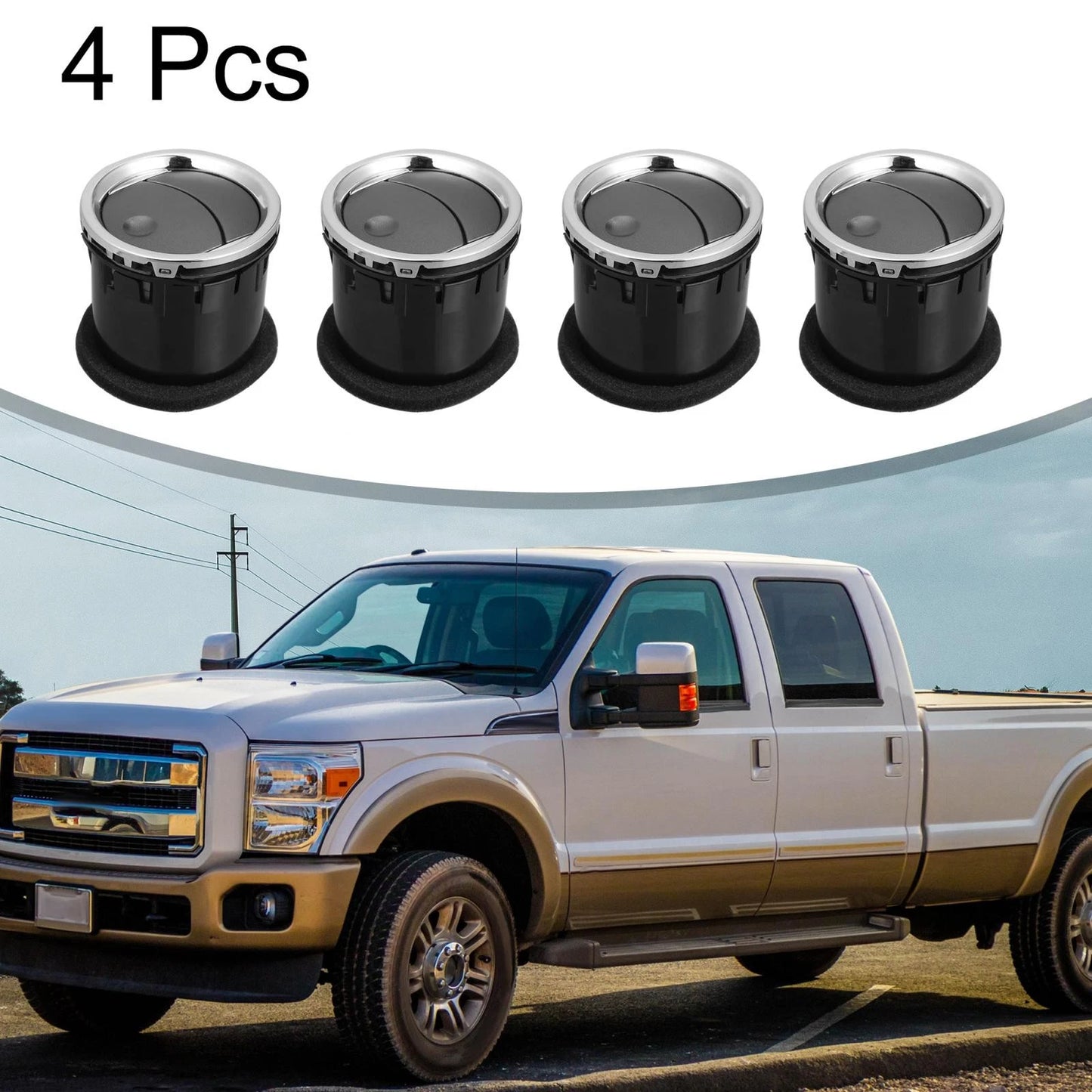 4 x Car Air Vent Covers for Lincoln Mark LT, Ford F-150 (2006-2008)