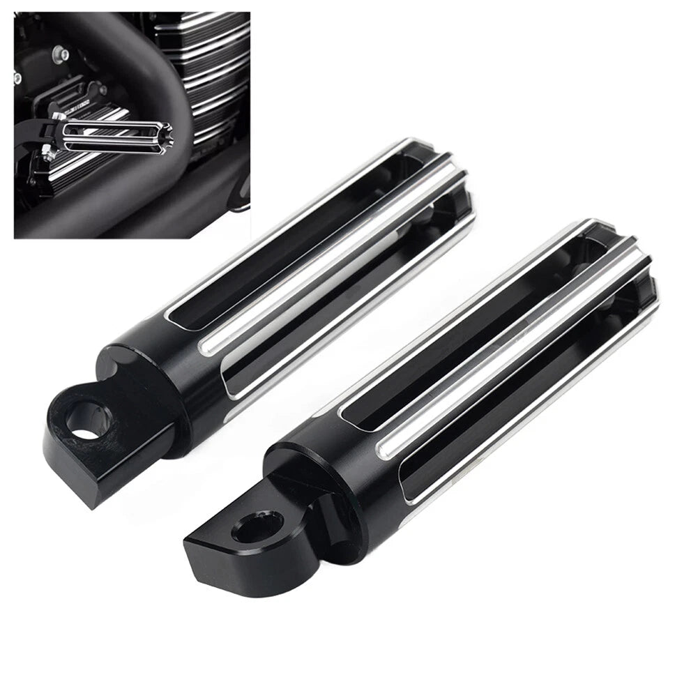 Aluminum Male Mount Foot Pegs for Harley Touring Sportster Softail Dyna