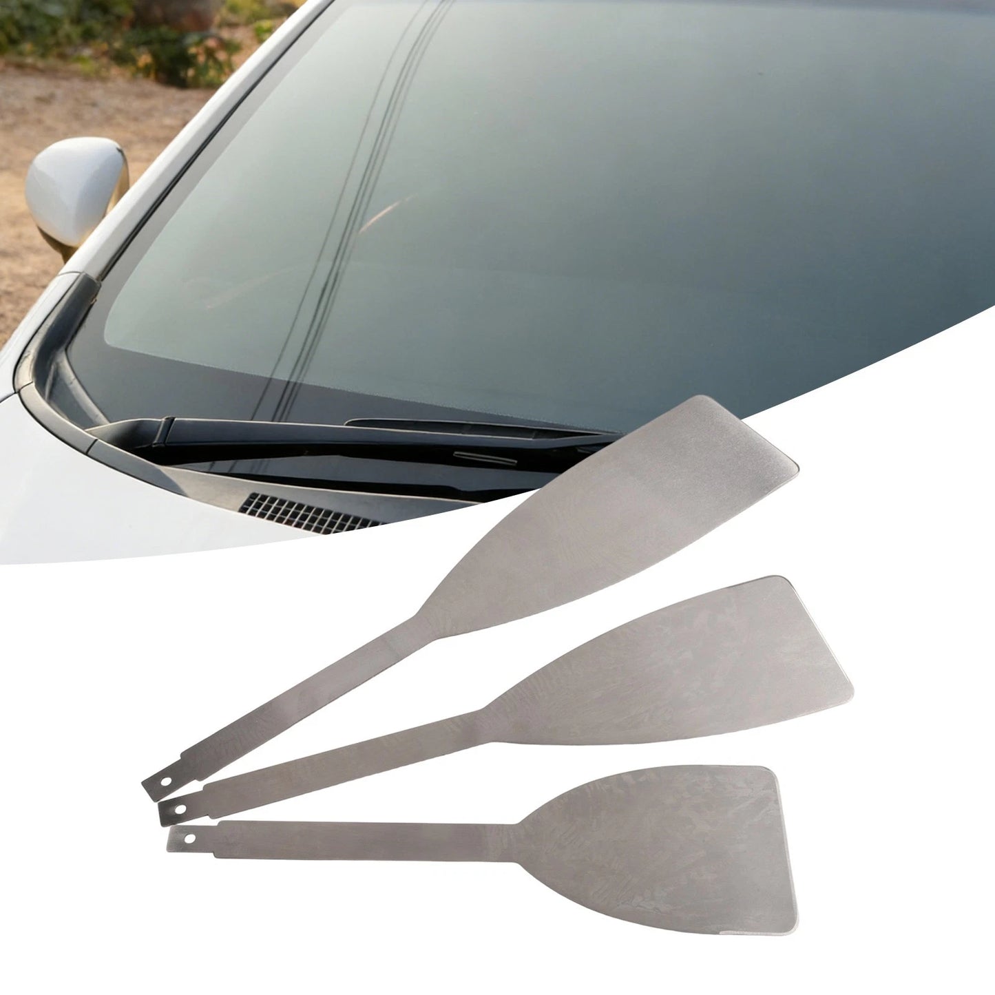 3 Pack Windshield Removal Blade Autoglass Tool Stainless Material 10/12/14 Inch