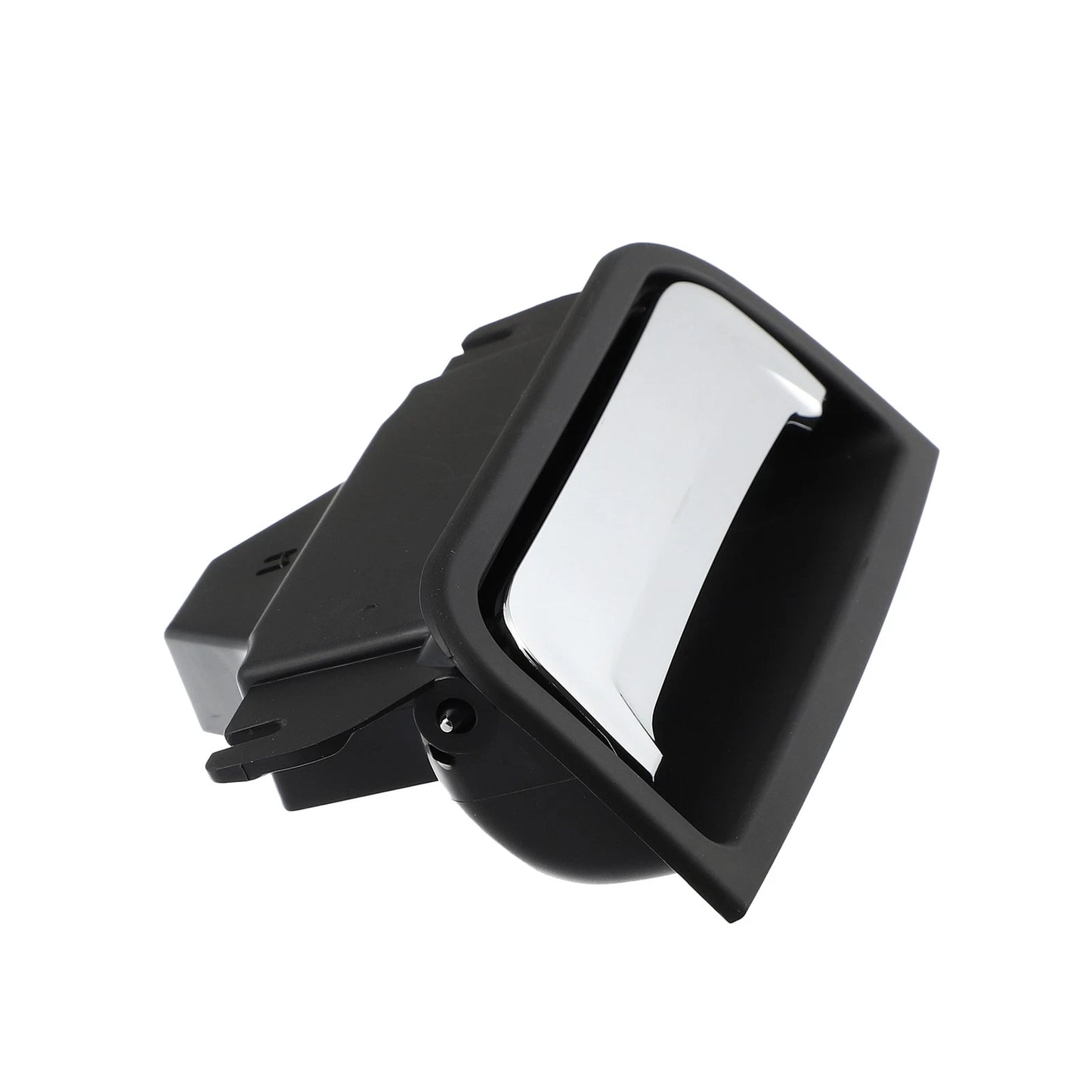 1 Set Center Console Cover Lock Armrest Lid Catch Plastic for GMC Silver Tone