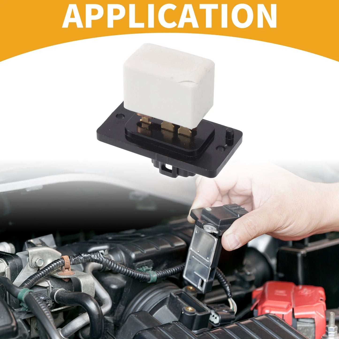Blower Motor Resistor for HVAC (1 Pcs) - Compatible with Various Models