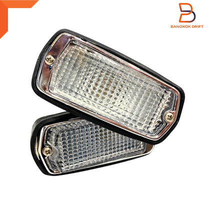 Pair of White Side Marker Clearance Lights for Nissan Datsun 510 240Z 260Z 280Z