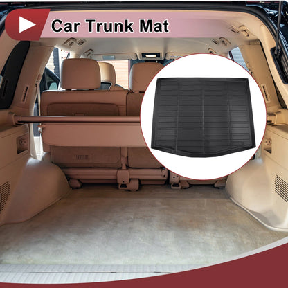 Cargo Liner Rear Trunk Mat for Ford Mustang Mach-E (2021-2025) Black TPE