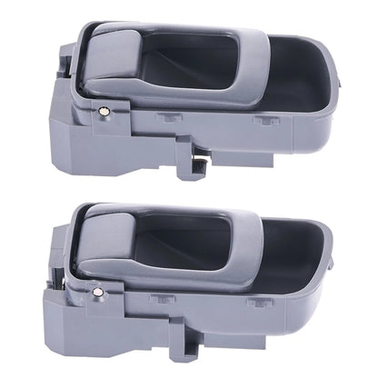 Inner Door Handle Set 2 for Nissan Pathfinder (1995-2005) Grey Front & Rear