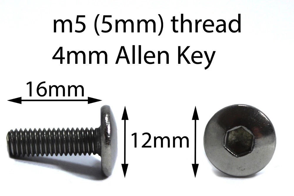 Windscreen Bolts x10 Stainless Steel + Quality Rubber Well Nut for Yamaha