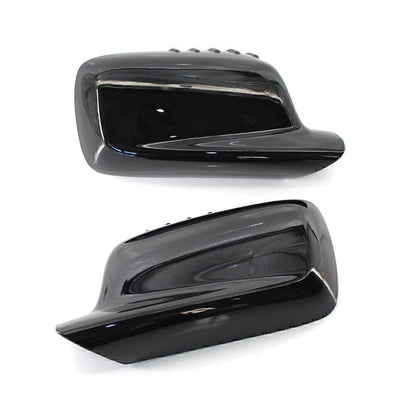 Door Wing Side Mirror Cover Caps  For BMW E46 E65 E66 330Ci 745i 750i (2000-2006)