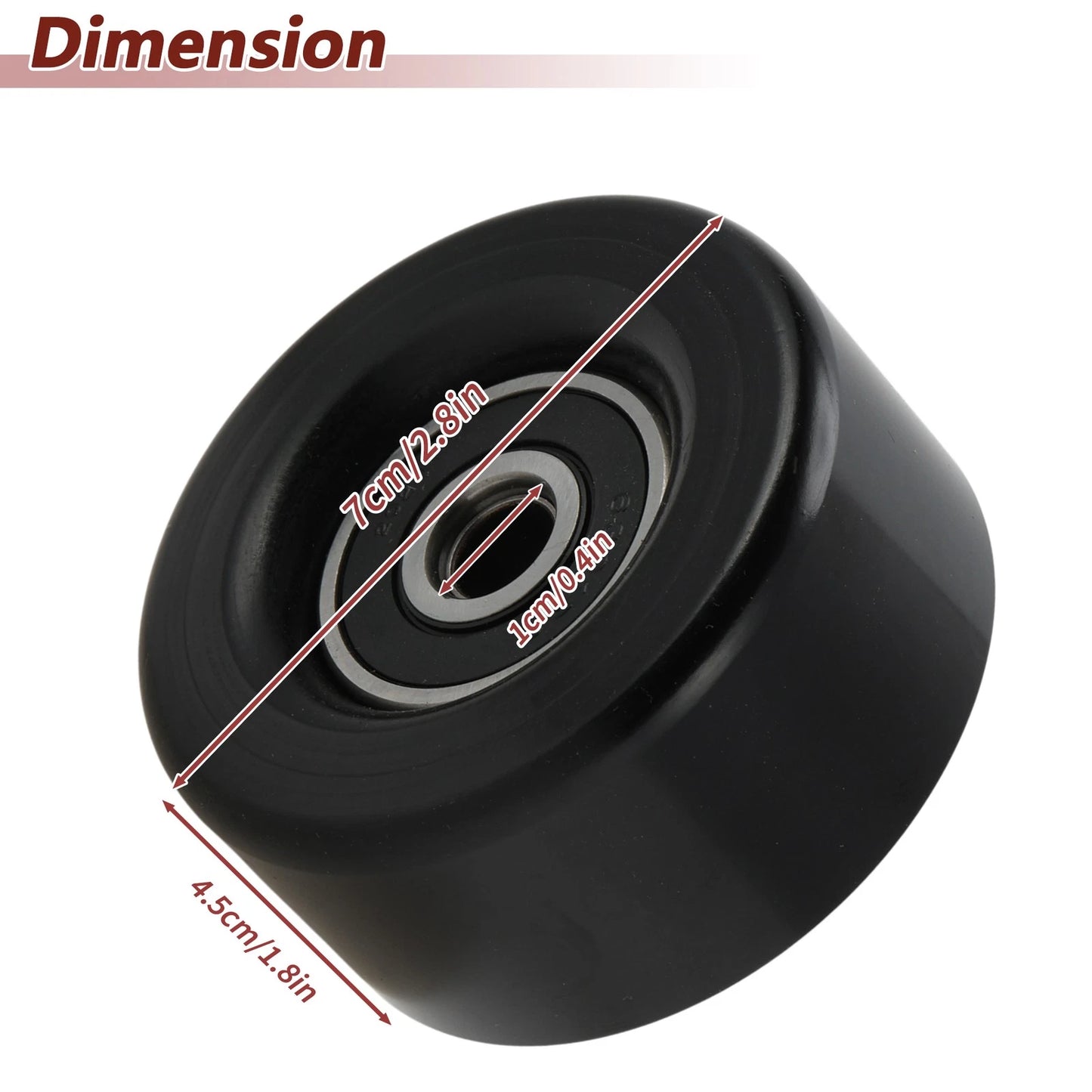 Accessory Drive Belt Idler Pulley for Toyota RAV4, Sienna, Lexus (2001-2023)