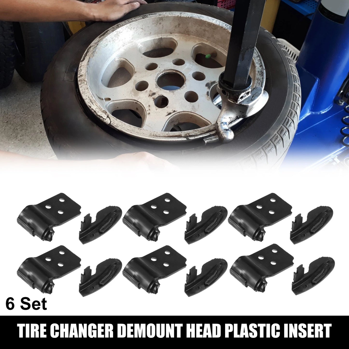 6 x Demount Head Insert for Motorcycle Tire Changer