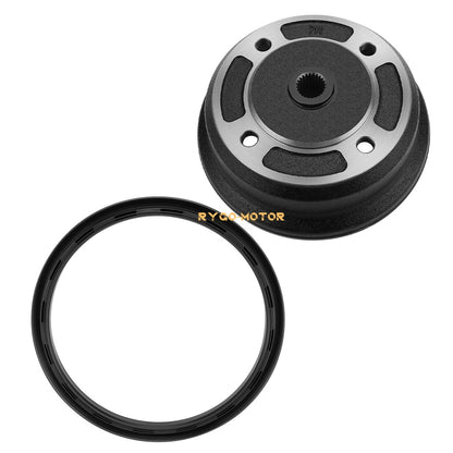 Front Brake Drum Wheel Hub & Seal for Kawasaki Mule 3010 (2001–2008)