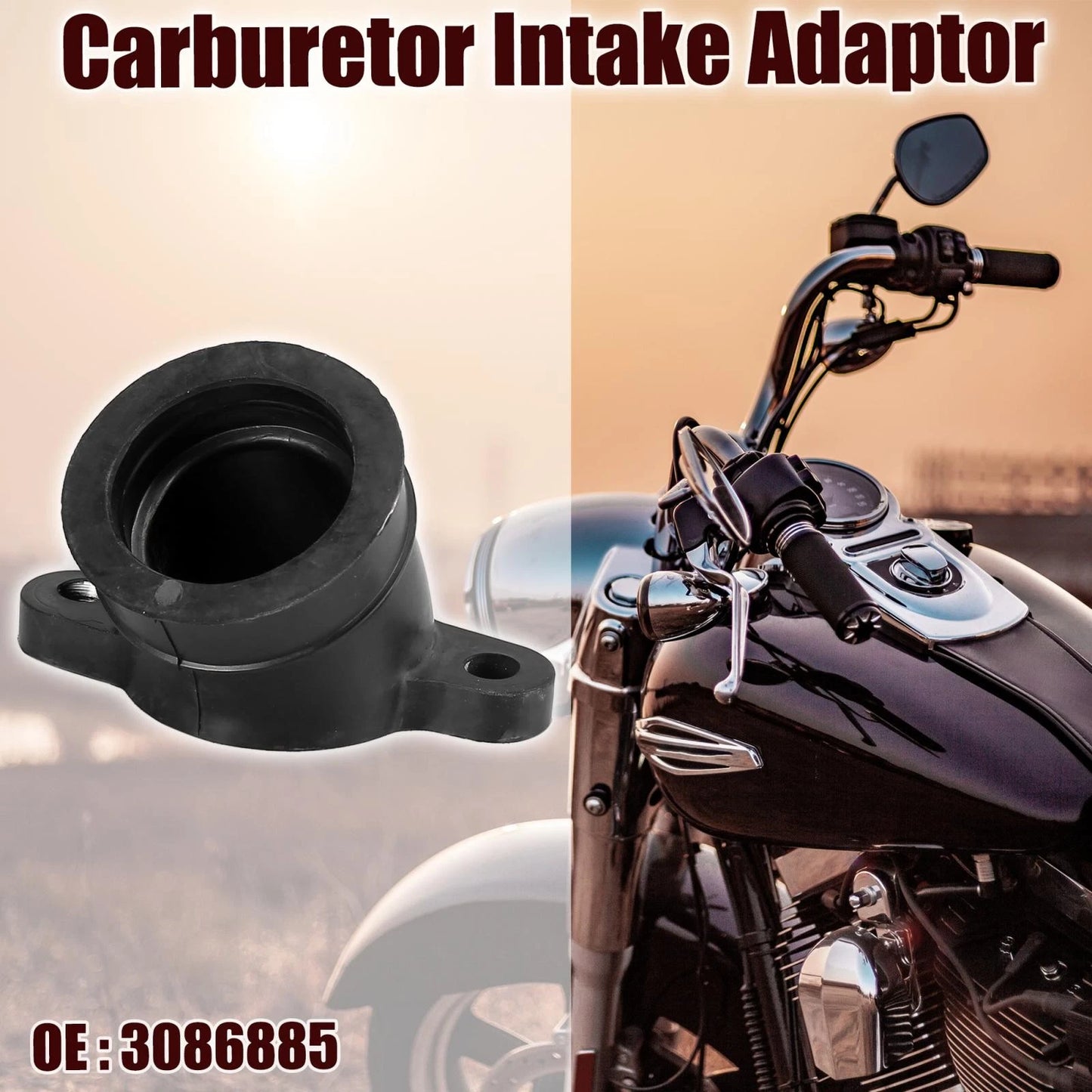 Carburetor Intake Adaptor Connector for Polaris Trail Boss