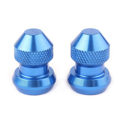 Blue Tire Valve Stems Dust Covers for Car Auto Wheel Accessories