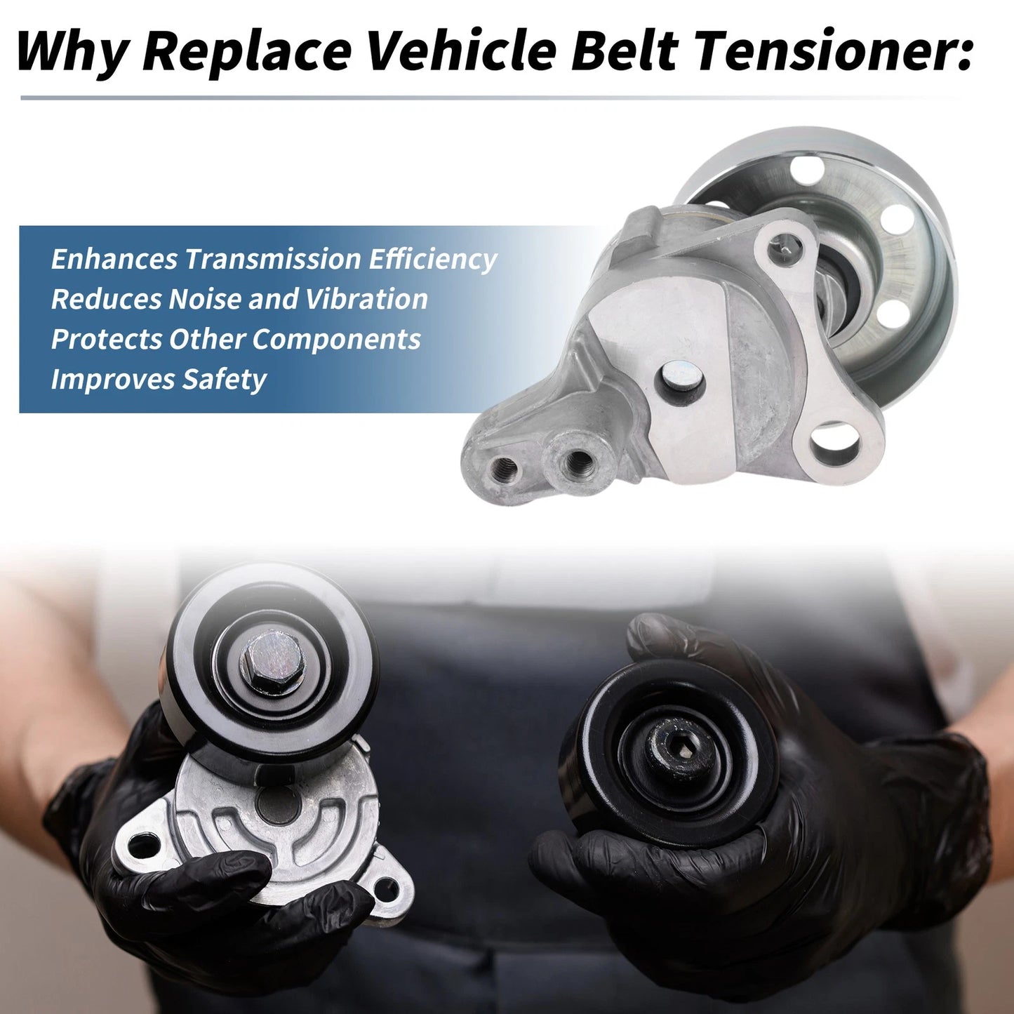 Belt Tensioner for Toyota Corolla (2002-2009) - Metal 1 Pc