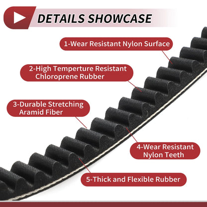 Drive Belt V-Belt for Suzuki Address Lets 50cc