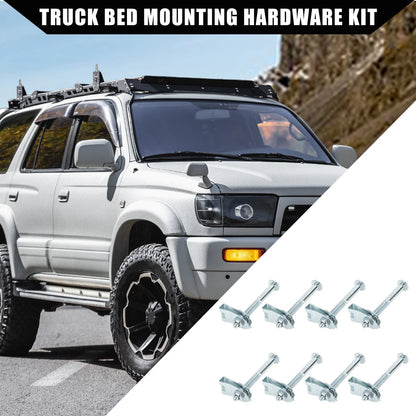 Truck Bed Mounting Hardware Kit for Ford F250 F350 (1999-2016) - 8 Set