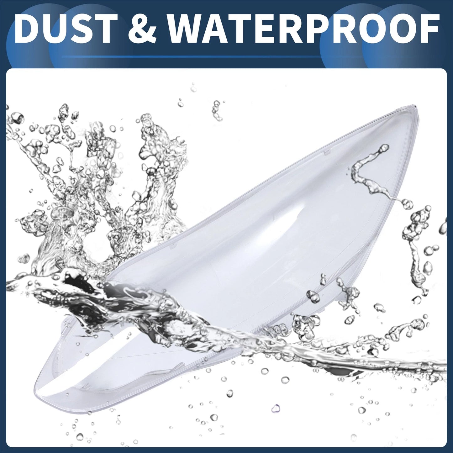 Front Left Headlight Lens Cover for Ford Focus (2012-2014)