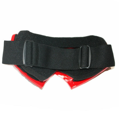 Tinted Red MX Goggles for Motocross Motorbike - Anti-Fog UV Protection (N/A)