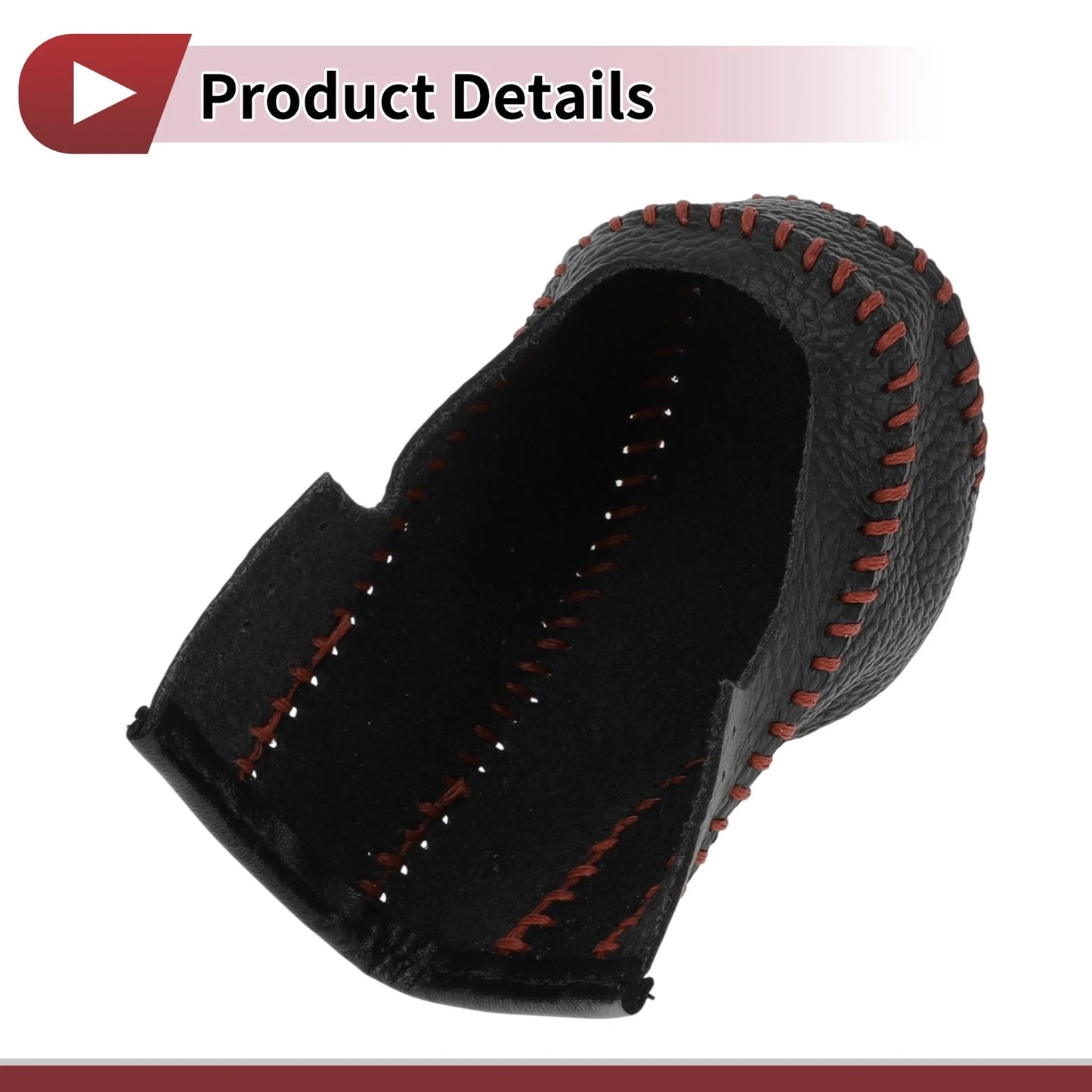1 pc Gear Shift Knob Cover for G37 (2008-2013) Black Faux Leather