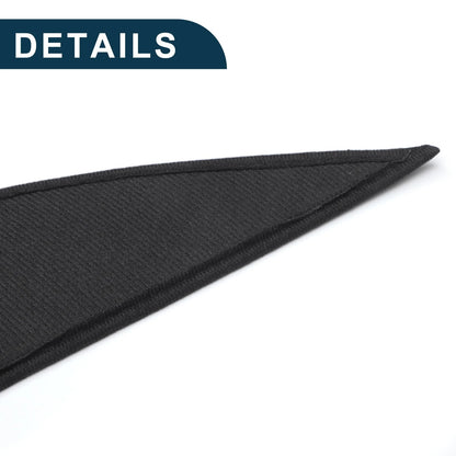 Car Door Anti Kick Pad Protector for Subaru XV / Crosstrek (2000-2020) Black 1 Set