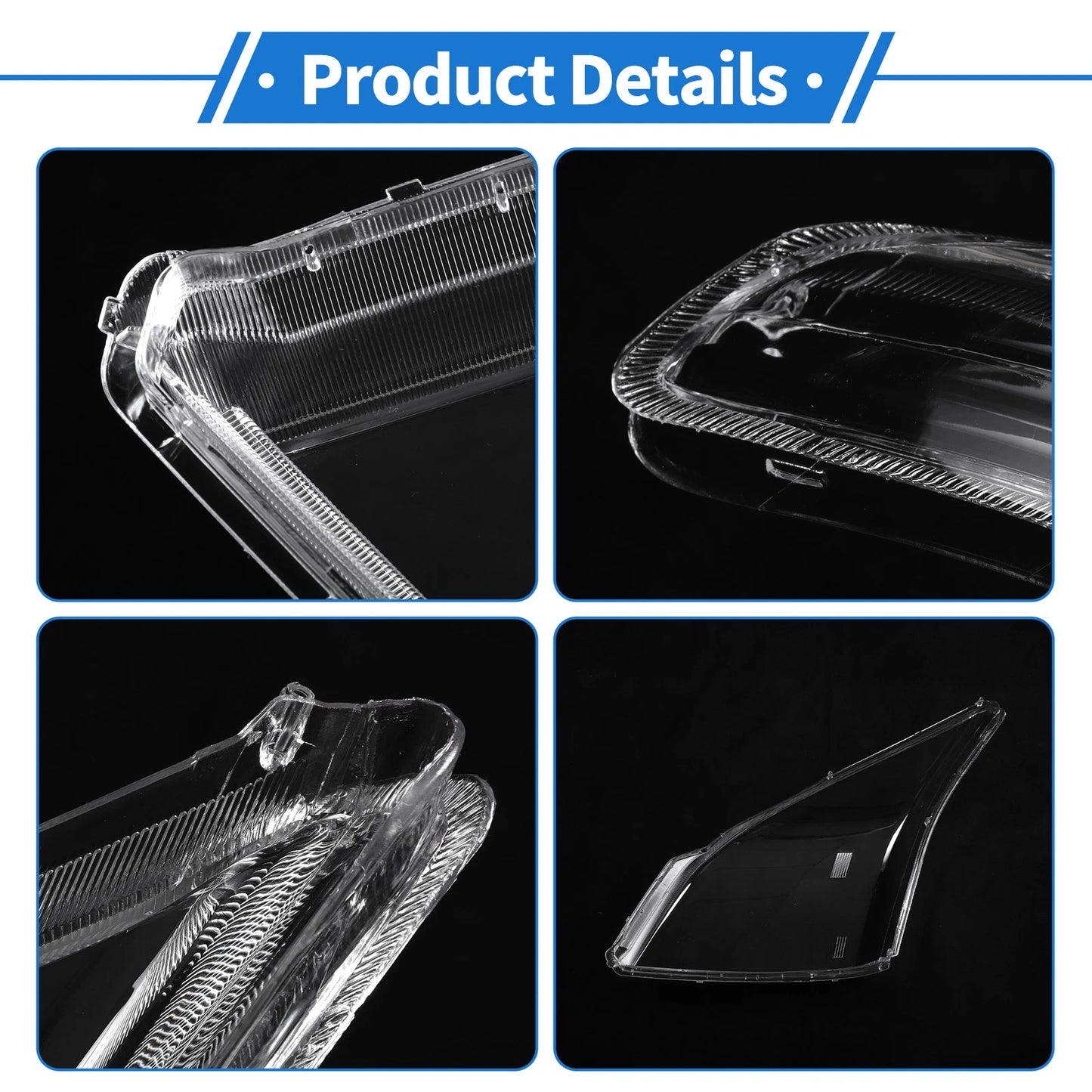 Front Right Headlight Lens Cover for Toyota Prado (2003-2009)