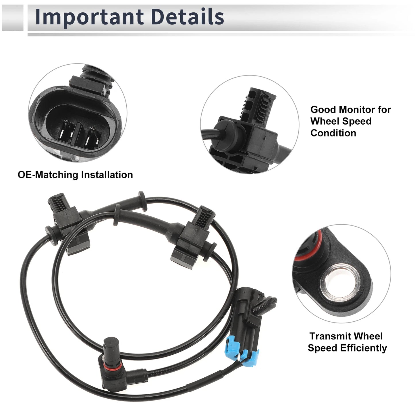 ABS Wheel Speed Sensors for Chevrolet Silverado 1500 (2007 - 2013)