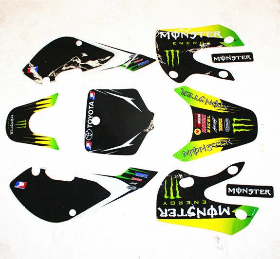 3M MONSTER Decals Graphic Stickers for KLX110 PIT PRO Dirt Bike