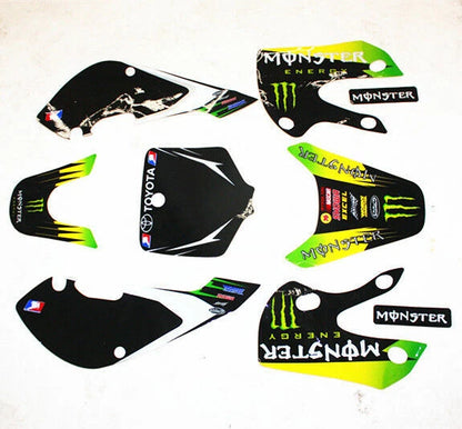 3M MONSTER Decals Graphic Stickers for KLX110 PIT PRO Dirt Bike