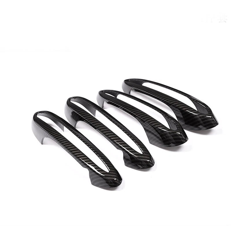 Carbon Exterior Side Carbon Door Handle Cover Trim fits BMW 5 6 G30 2018-2021