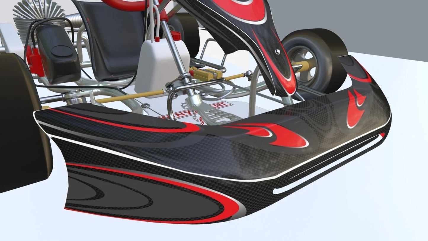 Custom KART ART Sticker Kit for CRG 06 Kart - Rage Style Graphics Decals