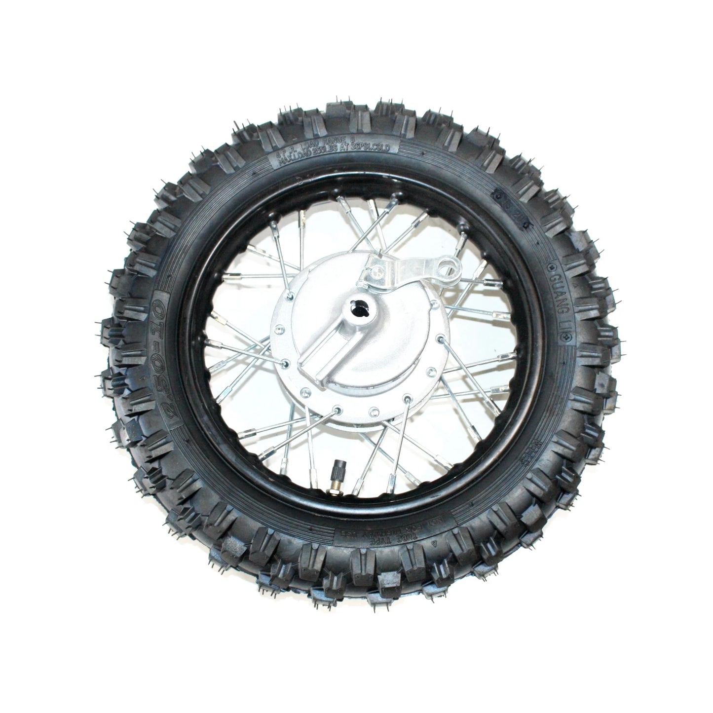 10" Inch Rear Drum Brake Wheel Rim Tire for PIT PRO Dirt Bike