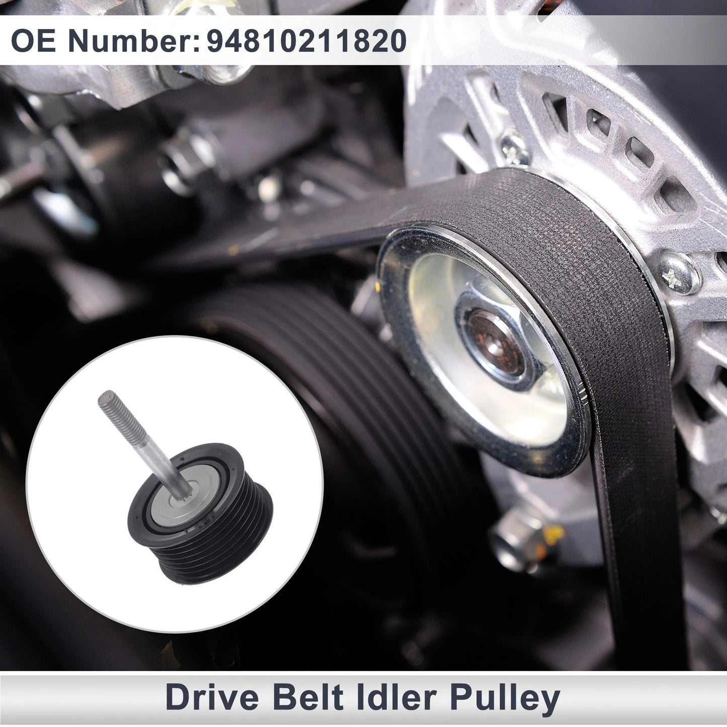 Drive Belt Idler Pulley for Porsche Cayenne (2008-2015)