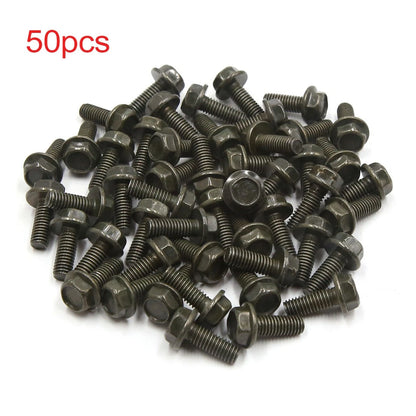 Hexagon Bolts Screws 50pcs for Universal Scooter Motorcycle