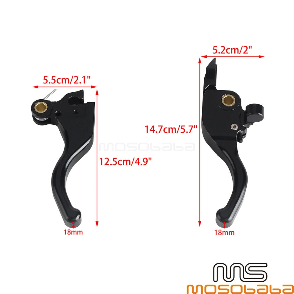 Brake & Clutch Lever Set for Harley Touring Street Glide CVO FLHXSE FLHX (24)