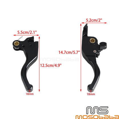 Brake & Clutch Lever Set for Harley Touring Street Glide CVO FLHXSE FLHX (24)
